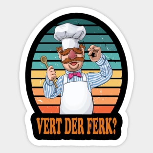 Funny gift chef Sticker